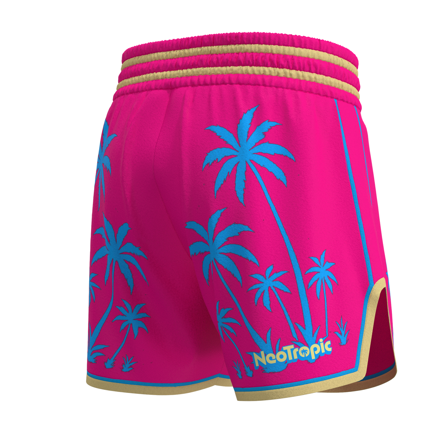 NeoTropic Fight Shorts – Tropical Drift Edition