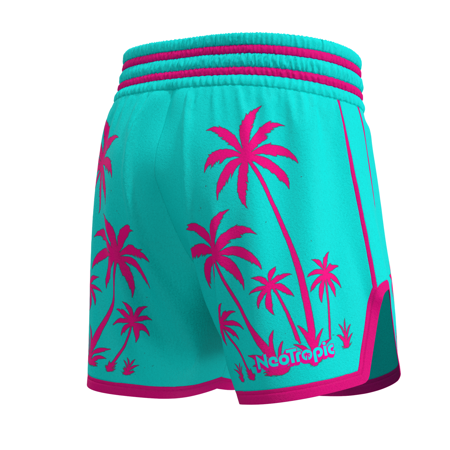 NeoTropic Fight Shorts – Tropical Drift Edition